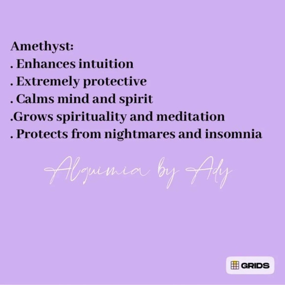 Amethyst Obsidian Lapis lazuli Rosary link tennis bracelet for stacking - Picture 4 of 8